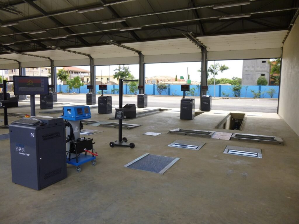 Centro de inspección en Angola